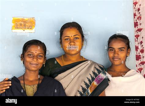 Tamil village women Stock Photos and Images